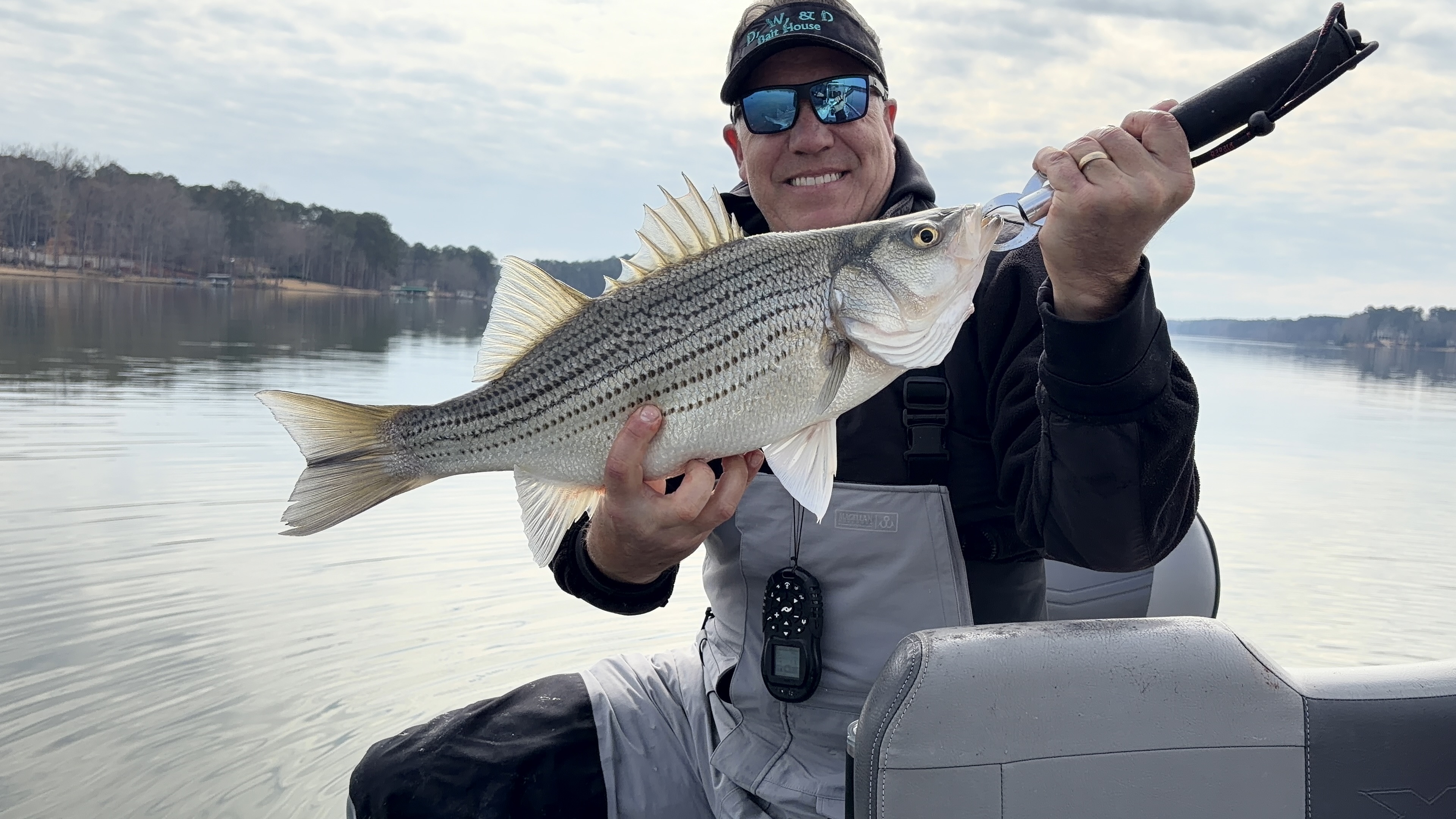 Dr. Bringolf with large White Bass